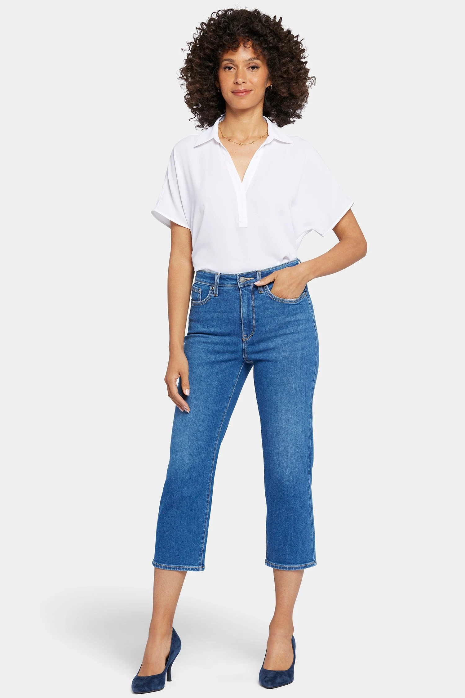 Joni Relaxed Capri Jeans - Rockford 1 Joni Relaxed Capri Jeans - Rockford