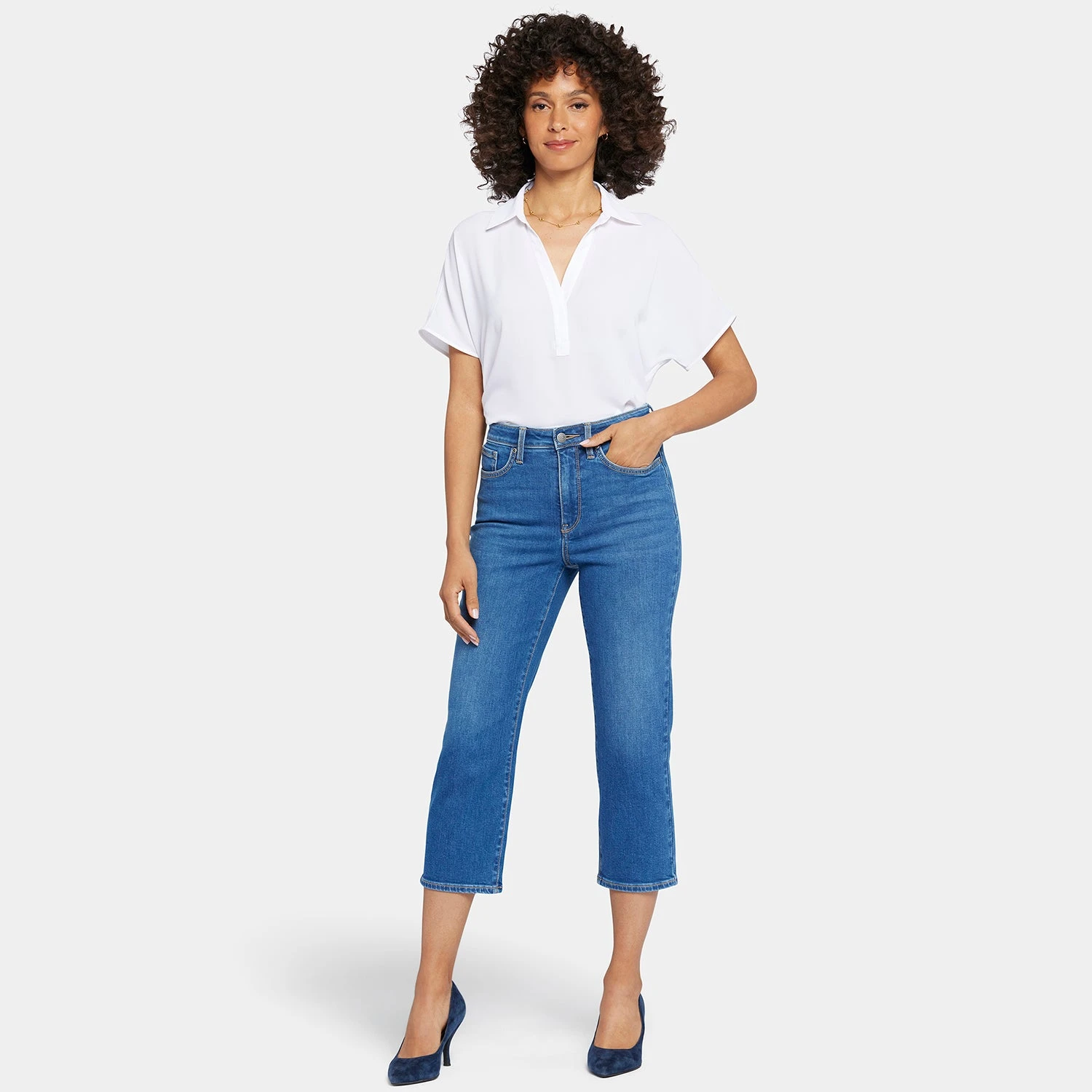 Joni Relaxed Capri Jeans - Rockford 7 Joni Relaxed Capri Jeans - Rockford - Image 7