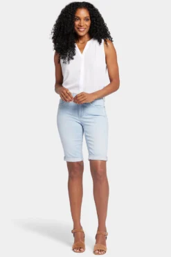 Briella 11 Inch Denim Shorts - Estrella 10 Briella 11 Inch Denim Shorts - Estrella -Nydj Apparel Shop MGWRBS2546 ESTRL 4