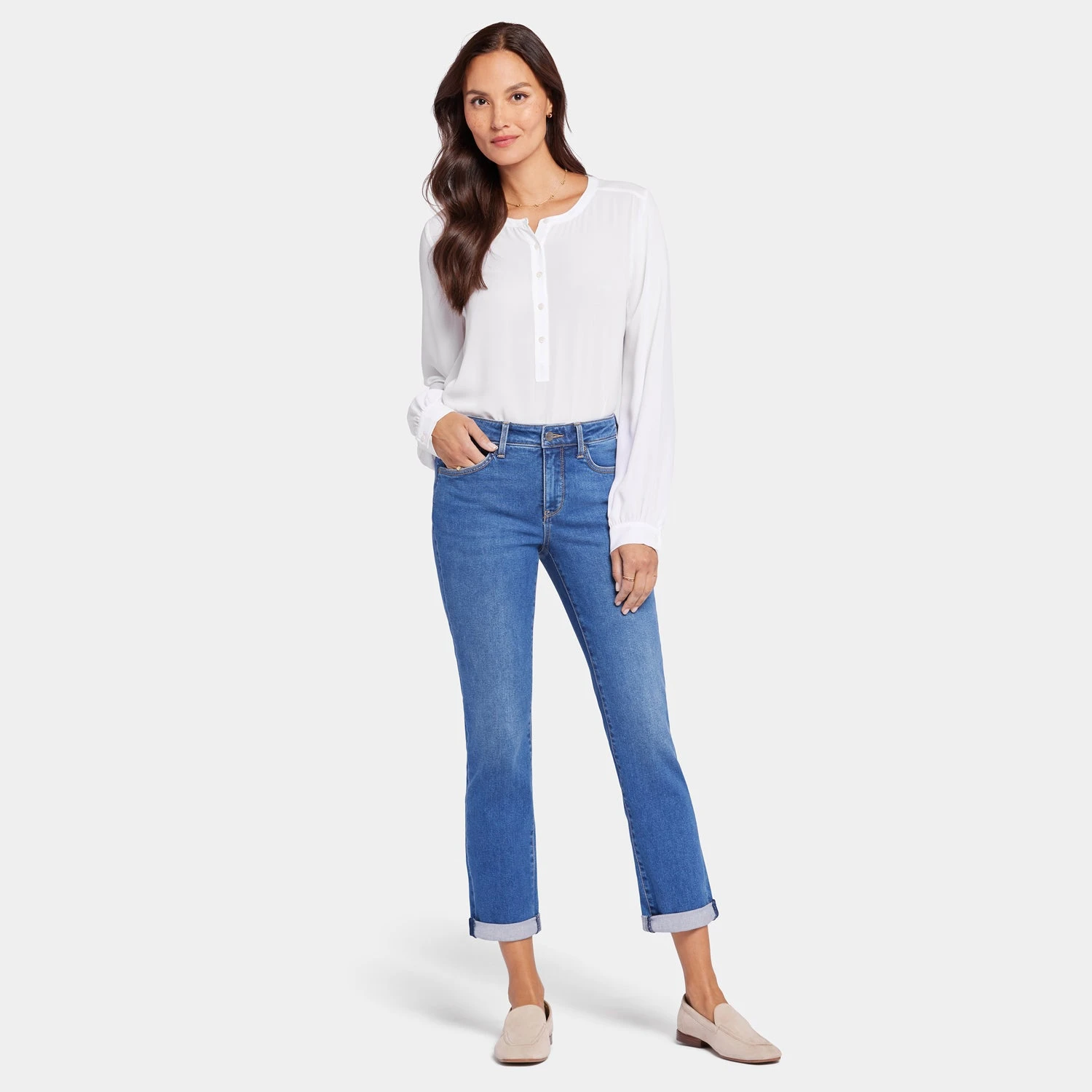 Sheri Slim Ankle Jeans - Rockford 7 Sheri Slim Ankle Jeans - Rockford - Image 7