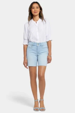 Frankie Relaxed Denim Shorts - Estrella -Nydj Apparel Shop MGWRSH8783 ESTRL 4