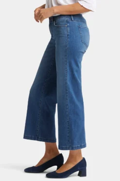 Teresa Wide Leg Ankle Jeans - Mission Blue -Nydj Apparel Shop MHKPKA3014 MSNBL 3