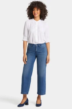 Teresa Wide Leg Ankle Jeans - Mission Blue -Nydj Apparel Shop MHKPKA3014 MSNBL 4
