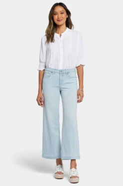 Teresa Wide Leg Ankle Jeans - Oceanfront -Nydj Apparel Shop MHKPKA3014 OFRNT 4