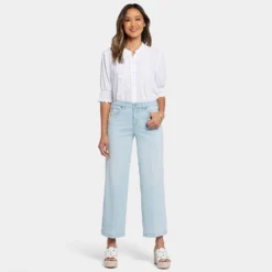 Teresa Wide Leg Ankle Jeans - Oceanfront -Nydj Apparel Shop MHKPKA3014 OFRNT DPA