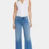 Teresa Wide Leg Ankle Jeans - Riviera Sky
