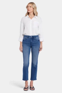 Marilyn Straight Ankle Jeans - Blue Island -Nydj Apparel Shop MHKPMA8282 BLISD 4