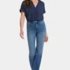 Marilyn Straight Jeans - Mission Blue