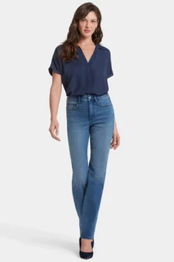 Marilyn Straight Jeans - Mission Blue