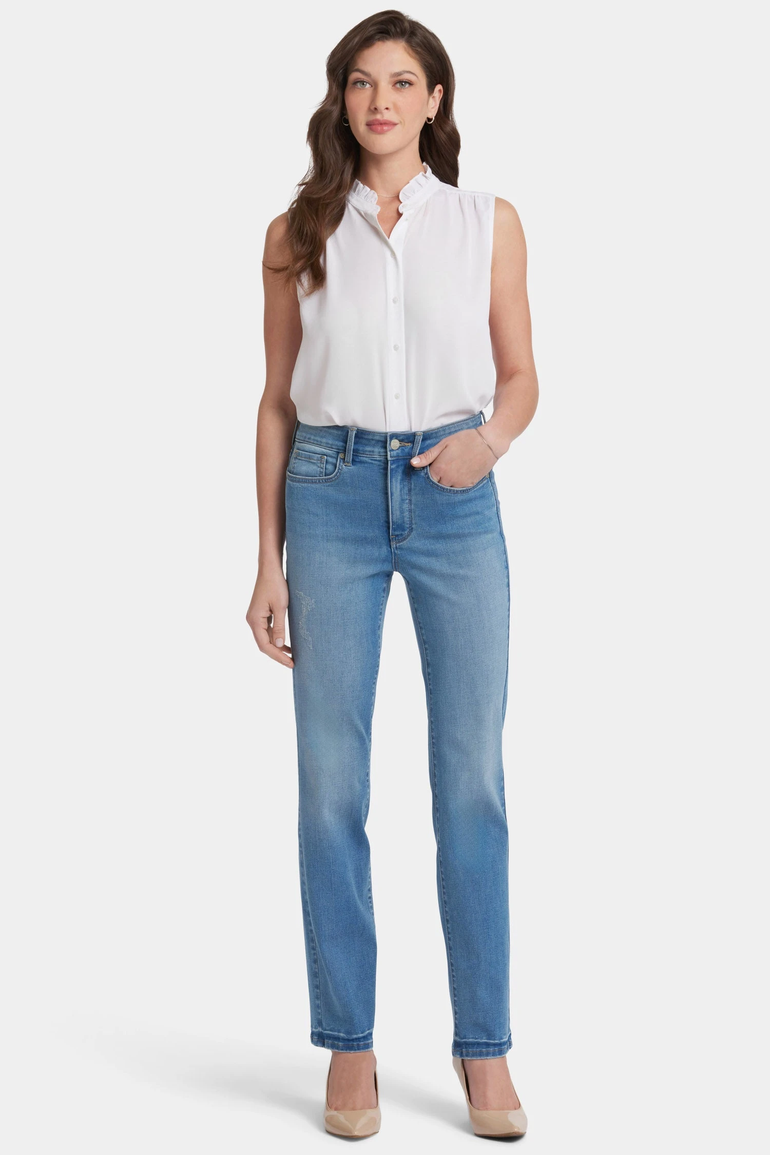 Marilyn Straight Jeans - Riviera Sky 4 Marilyn Straight Jeans - Riviera Sky - Image 4