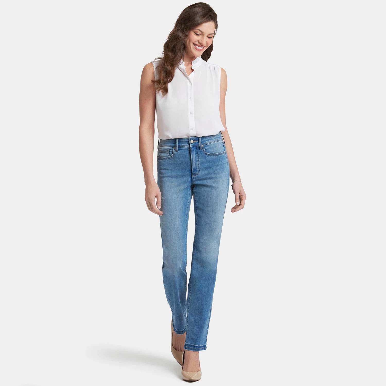 Marilyn Straight Jeans - Riviera Sky 7 Marilyn Straight Jeans - Riviera Sky - Image 7