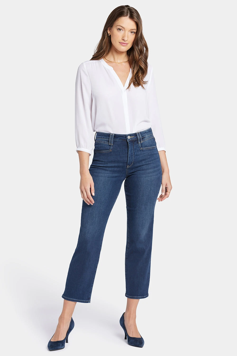 Bailey Relaxed Straight Ankle Jeans - Wonderland 1 Bailey Relaxed Straight Ankle Jeans - Wonderland