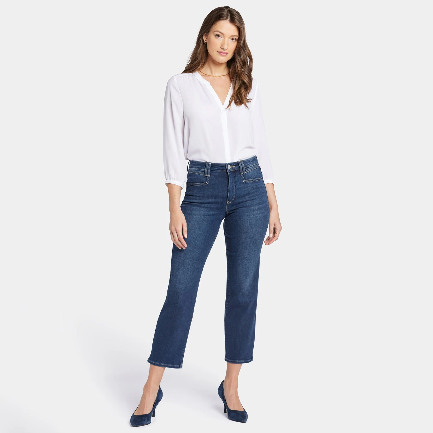 Bailey Relaxed Straight Ankle Jeans - Wonderland 7 Bailey Relaxed Straight Ankle Jeans - Wonderland - Image 7