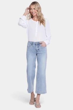 Teresa Wide Leg Ankle Jeans - Skylar
