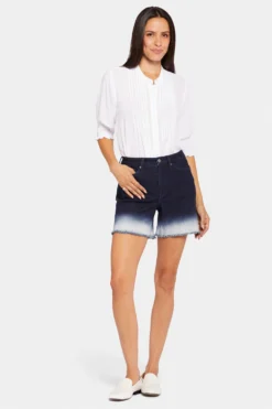 A-Line Denim Shorts - Riptide 10 A-Line Denim Shorts - Riptide -Nydj Apparel Shop MHYTSH8181 RIPTD 4