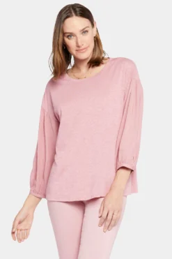 Peasant Tee - Vintage Pink