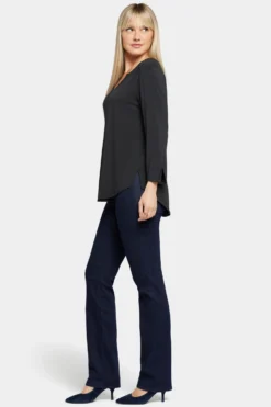 Perfect Tee - Black -Nydj Apparel Shop MLER3988 BLACK 858 3 scaled