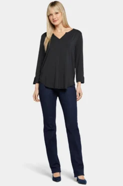 Perfect Tee - Black -Nydj Apparel Shop MLER3988 BLACK 858 5 scaled