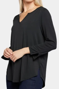 Perfect Tee - Black -Nydj Apparel Shop MLER3988 BLACK 858 6 scaled