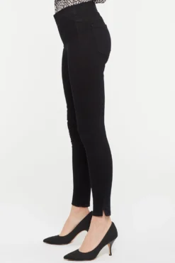 Super Skinny Ankle Pull-On Jeans - Black -Nydj Apparel Shop MMBS8262 858 3