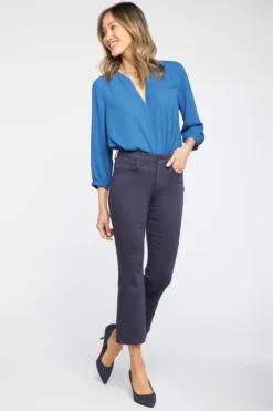 Fiona Slim Flared Ankle Jeans - Dark Rinse -Nydj Apparel Shop MMBU8387 DKRIN 4