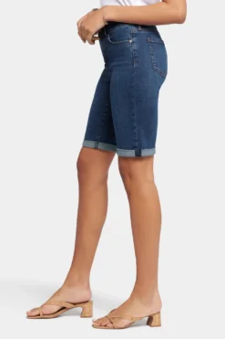 Briella 11 Inch Denim Shorts - Gold Coast -Nydj Apparel Shop MMDIBS2546 GDCST 3