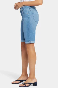 Briella 11 Inch Denim Shorts - Nottinghill -Nydj Apparel Shop MMDIBS2546 NTGHL 3