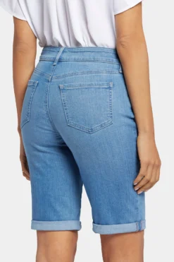 Briella 11 Inch Denim Shorts - Nottinghill -Nydj Apparel Shop MMDIBS2546 NTGHL 6