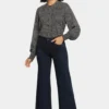Teresa Wide Leg Ankle Jeans - Huntley