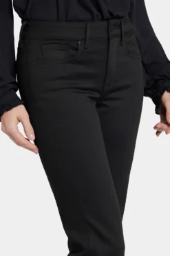 Marilyn Straight Jeans - Black Rinse -Nydj Apparel Shop MMICMS2299 BLKRI 6
