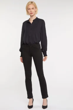 Sheri Slim Jeans - Black Rinse 11 Sheri Slim Jeans - Black Rinse -Nydj Apparel Shop MMICSS2336 BLKRI 5 4430012f bc0c 4a23 bac1 2cc9b590eda6