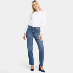 Brooke Loose Straight Jeans - Sawyer 13 Brooke Loose Straight Jeans - Sawyer -Nydj Apparel Shop MMRD8810 SAWYR DPA