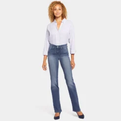 Barbara Bootcut Jeans In Long Inseam - Landslide 13 Barbara Bootcut Jeans In Long Inseam - Landslide -Nydj Apparel Shop MMSLBB2339L LNDSL DPA