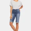 Briella 11 Inch Denim Shorts - Landslide