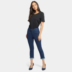 Chloe Capri Jeans - Mystique -Nydj Apparel Shop MMSLCP8718 MYSTQ DPA