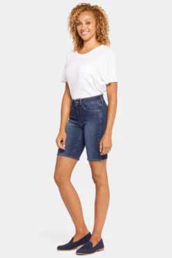 Ella Denim Shorts - Crockett -Nydj Apparel Shop MMSLSH2874 CRCKT 5