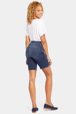 Ella Denim Shorts - Crockett -Nydj Apparel Shop MMSLSH2874 CRCKT 6
