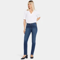 Sheri Slim Jeans - Crockett -Nydj Apparel Shop MMSLSS2336 CRCKT DPA