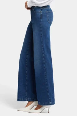 Teresa Wide Leg Jeans In Tall - Cooper -Nydj Apparel Shop MPRIKT2335T COOPE 3
