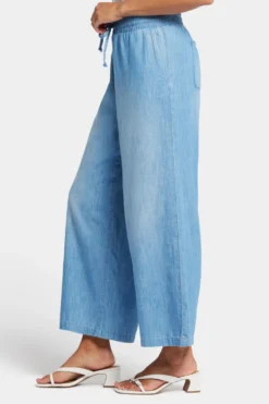 Jayne Wide Leg Ankle Pull-On Pants - Riviera Sky 9 Jayne Wide Leg Ankle Pull-On Pants - Riviera Sky -Nydj Apparel Shop MPWL8927A RVRSK 3