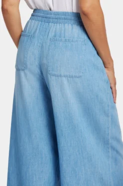 Jayne Wide Leg Ankle Pull-On Pants - Riviera Sky 12 Jayne Wide Leg Ankle Pull-On Pants - Riviera Sky -Nydj Apparel Shop MPWL8927A RVRSK 6