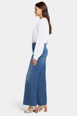 Teresa Wide Leg Jeans - Mission Blue -Nydj Apparel Shop MPWLKT8935 MSNBL 5