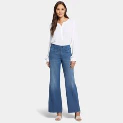 Teresa Wide Leg Jeans - Mission Blue -Nydj Apparel Shop MPWLKT8935 MSNBL DPA