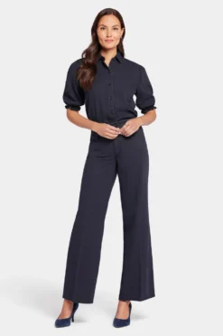 Teresa Wide Leg Jeans - Overdye Black -Nydj Apparel Shop MPWLKT8935 OVDYB 4