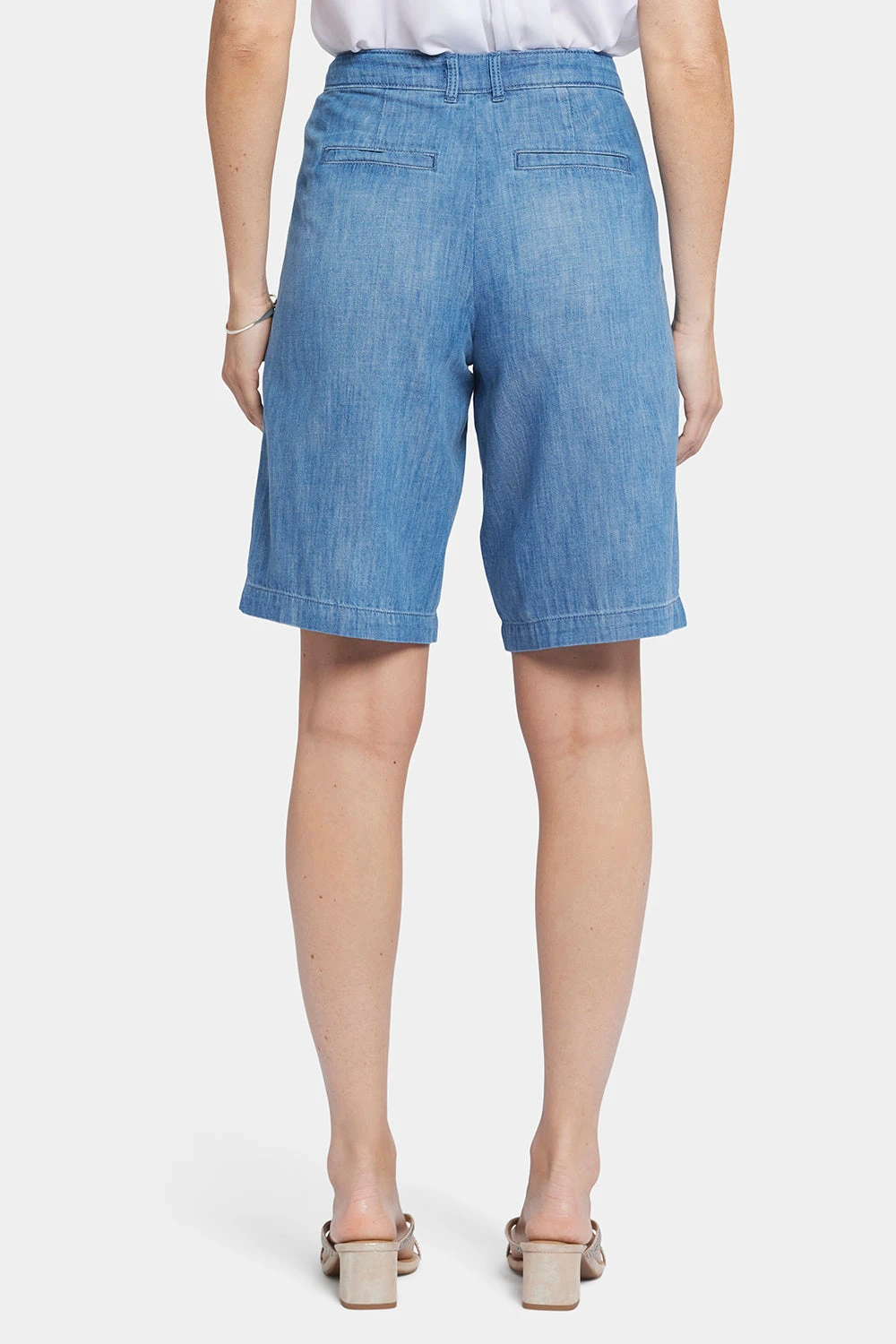 Relaxed Bermuda Denim Shorts - Corfu 2 Relaxed Bermuda Denim Shorts - Corfu - Image 2