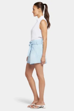 Paper Bag Shorts - Oceanfront -Nydj Apparel Shop MPWLSH8924 OFRNT 5