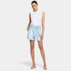 Paper Bag Shorts - Oceanfront -Nydj Apparel Shop MPWLSH8924 OFRNT DPA