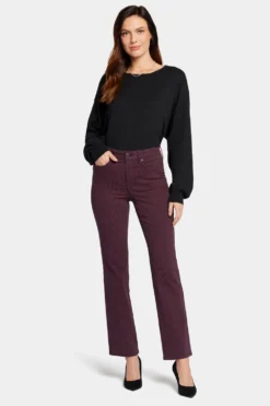 Marilyn Straight Jeans - Bridge Cherry Stripe