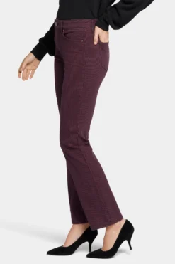 Marilyn Straight Jeans - Bridge Cherry Stripe -Nydj Apparel Shop MRCTMS8811 BRCHY 3