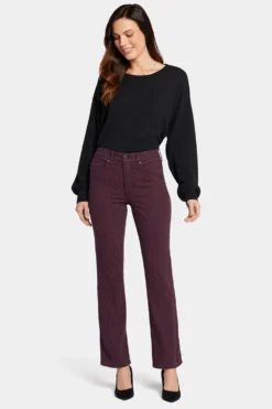 Marilyn Straight Jeans - Bridge Cherry Stripe -Nydj Apparel Shop MRCTMS8811 BRCHY 4